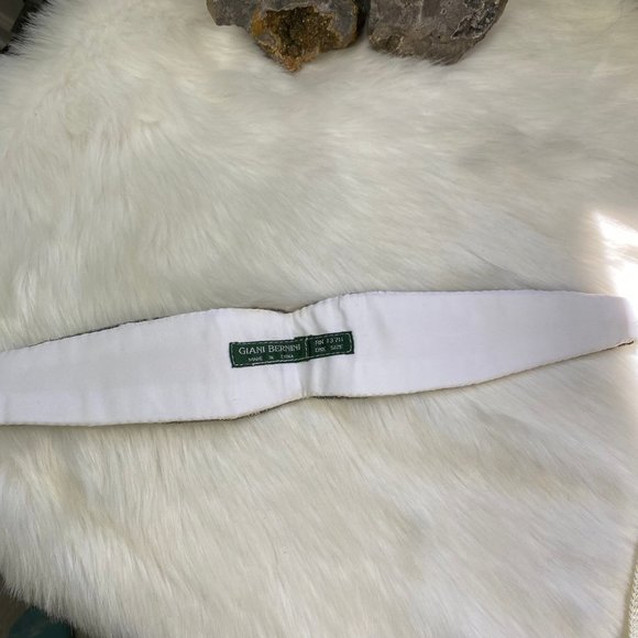 Vintage Giani Bernini Silver Sequin Tie Belt One Size 62" total length - Picture 8 of 10